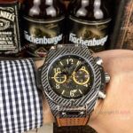 Fake Hublot Geneve Big Bang Unico King Chronograph Watches Silver Case 45mm
